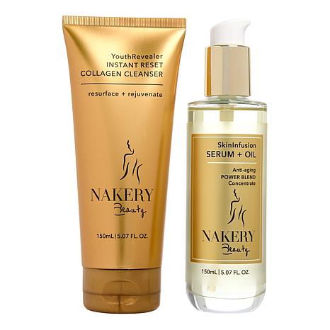 Nakery Beauty Plump & Smooth Serum & Cleanser 2-piece Collection