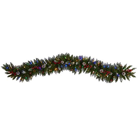 6'L SNOW FLOCKED WILD TWIG GARLAND NATURAL/WHITE – Waterman's Loft