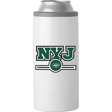 Football Fan Shop New York Jets 12oz. Letterman Slim Can Cooler