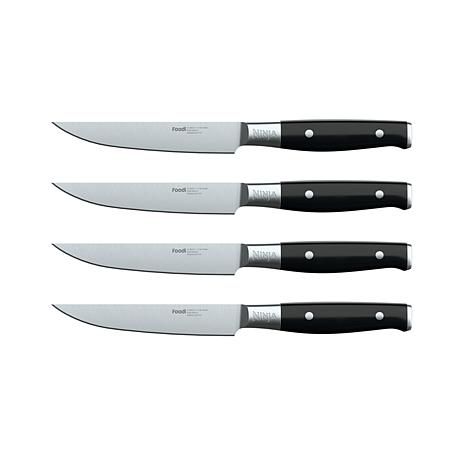 Ninja K32004 Foodi NeverDull System 4-Piece Steak Knife Set, Premium ...