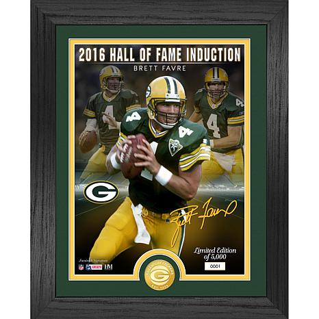 Brett Favre Leather Player Coaster