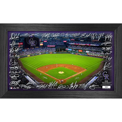 Highland Mint Colorado Rockies 2022 Signature Field Photo Frame