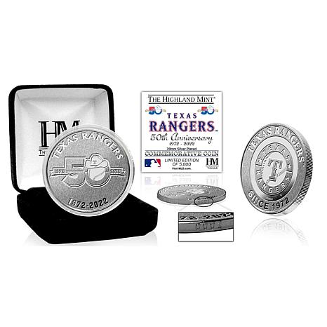 Rangers to use commemorative 50th anniversary logo baseball in