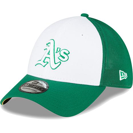 Oakland As Green Adult MLB Back Swoosh Flex Sized Cap By Nike Team Sports