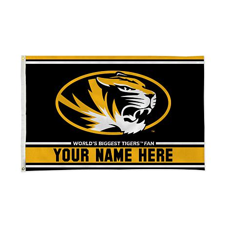 Officially Licensed NCAA Missouri Tigers Personalized Banner Flag ...