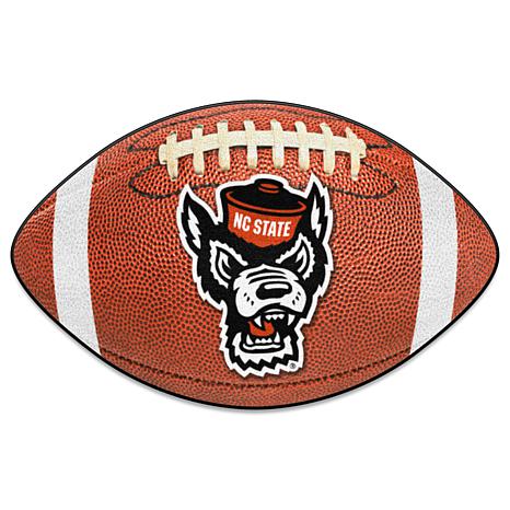 NC State Wolfpack Logo Block S Autograph Football – Red and White Shop