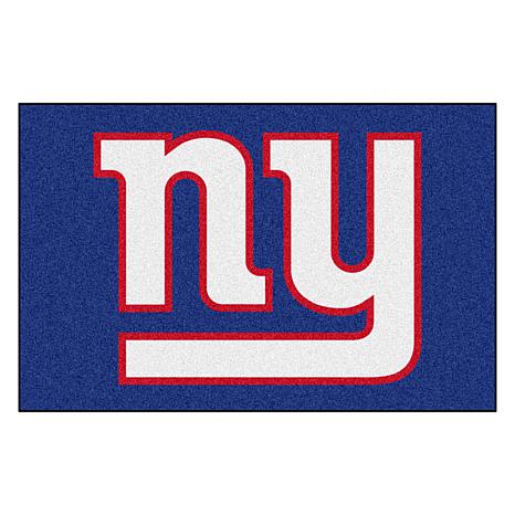 Officially Licensed NFL 19 x 30 Helmet Logo Starter Mat - NY Giants