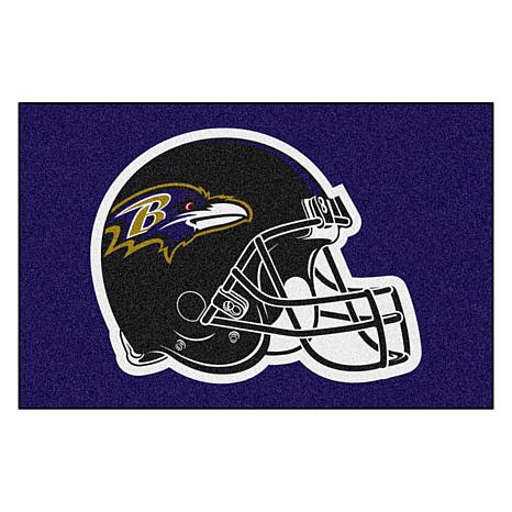 Officially Licensed NFL 19 x 30 Rug - Baltimore Ravens