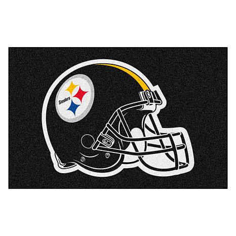 Officially Licensed NFL Pittsburgh Steelers 19 x 30 Man Cave Rug