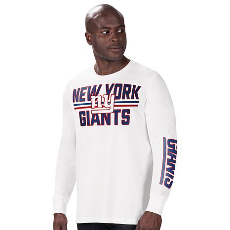 New York NY Giants NFL Team Apparel - Long Sleeve T-Shirt Mens XL - Blue