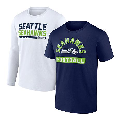 Officially Licensed NFL 3-in-1 Schedule T-Shirt Combo 2pk by Fanatics -  Seahawks