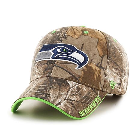 Seattle Seahawks Camo Adjustable 47 Brand Hat