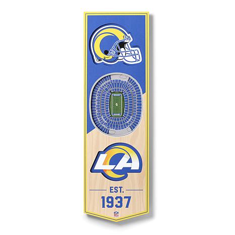 Officially Licensed NFL 6x19 3-D Stadium Banner - Tampa Bay