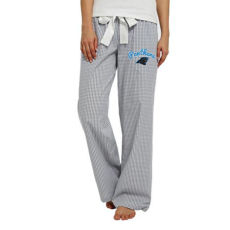 Concepts Sport NFL Ladies Carolina Panthers Tradition Pant, X-Large, Cotton