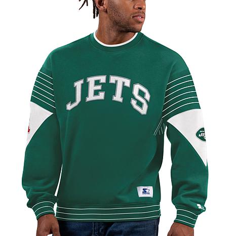 Football Fan Shop Officially Licensed NFL Crew-Neck Sweatshirt by Starter - Jets