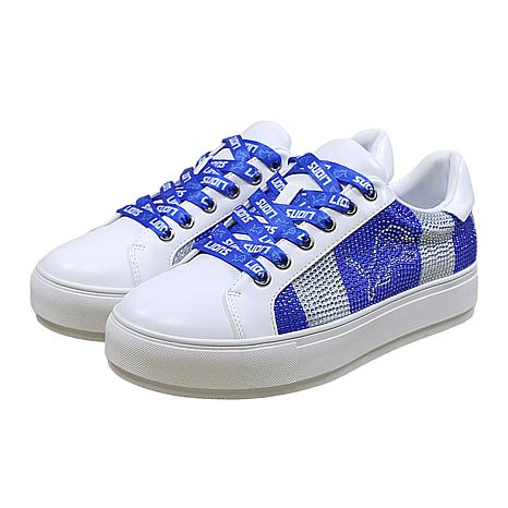 Officially Licensed NFL Lace-Up Sparkle Sneaker by Cuce Shoes - Main Image