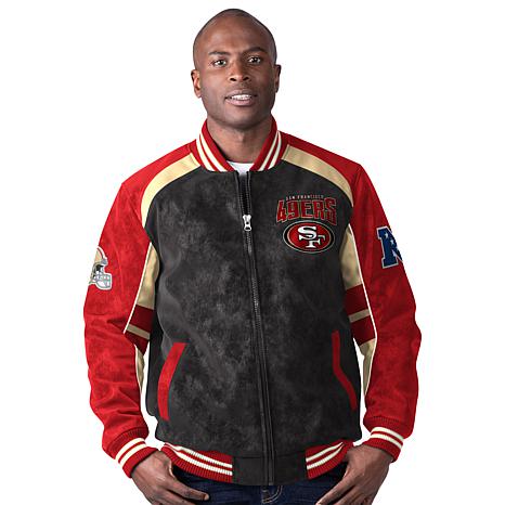 Officially Licensed NFL Faux Leather Varsity Jacket by Glll 556814 – goSASS