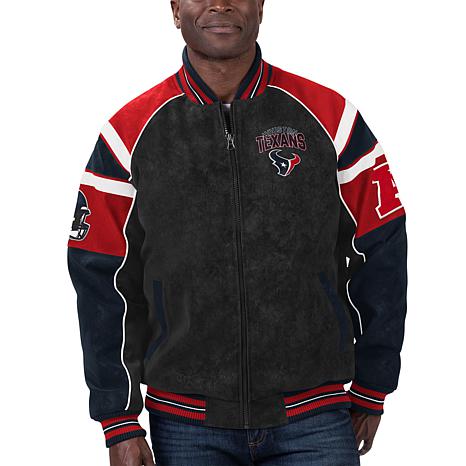 Officially Licensed NFL Men's Faux Suede Varsity Jacket by Glll ...