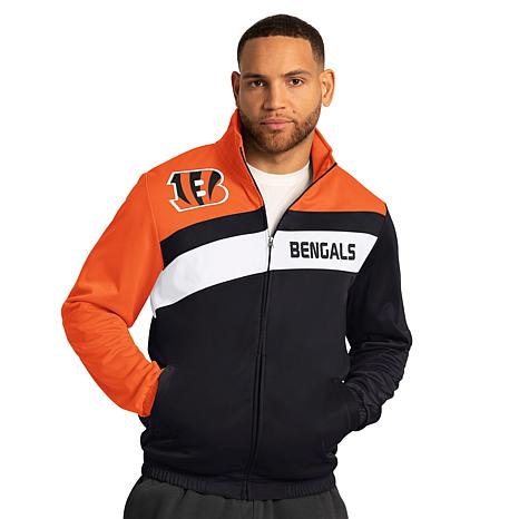 Officially Licensed NFL Men's Full-Zip Track Jacket - Bengals | HSN