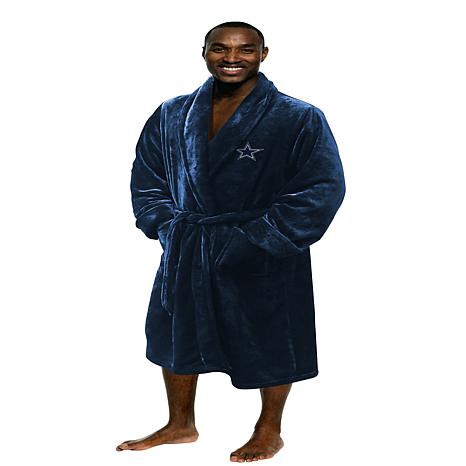 Concepts Sport Dallas Cowboys Football Blue Star Print Full Length Bath Robe