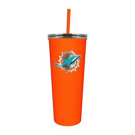 NFL Miami Dolphins The EAGLE 24 oz Vacuum Insulated Stainless Steel Party  Cup 