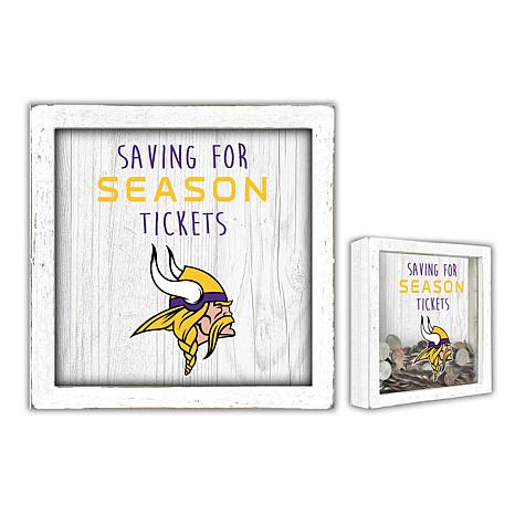 Officially Licensed NFL Minnesota Vikings Saving for Tickets Money Box