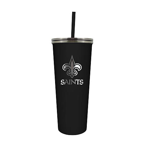 Officially Licensed NFL New Orleans Saints 24 oz. Skinny Tumbler