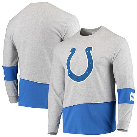 Officially Licensed NFL Refried Apparel Upcycled Long Sleeve - Colts