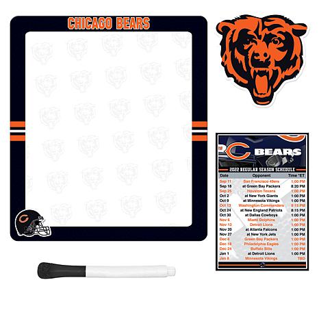 Officially Licensed NFL Team Schedule Magnet Set - Bears