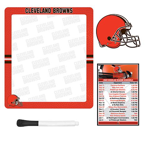 Officially Licensed NFL Team Schedule Magnet Set - Browns