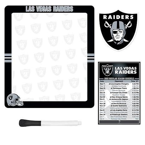 Officially Licensed NFL Team Schedule Magnet Set - Raiders