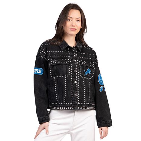 Officially Licensed NFL Women's Denim Studded Jacket by Glll