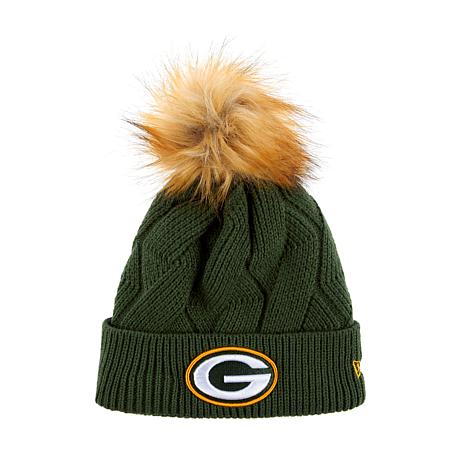 Packers Women's Confetti Cream Light-Up Knit Hat