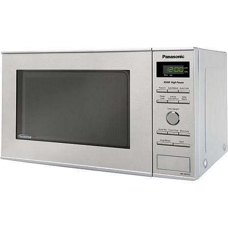 Panasonic 0 8 Cu Ft 950w Microwave Oven With Inverter Technology Stainless 8362227 Hsn Panasonic 0 8 Cu Ft 950w Microwave