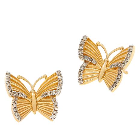 Alloy Earring Studs Backs Stopper Ear Post Butterfly Earring - Temu United  Arab Emirates