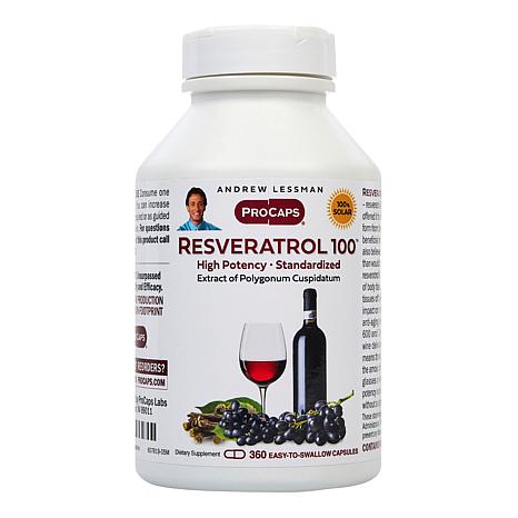 Resveratrol-100 - 360 Capsules