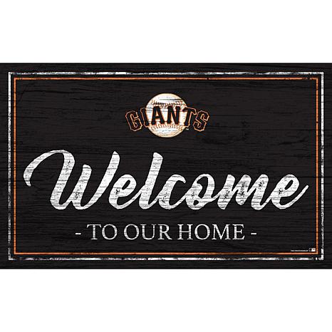 San Francisco Giants Team Color Welcome Sign - 11x19