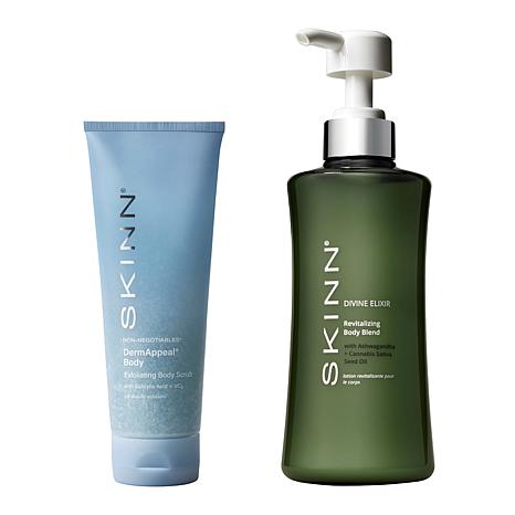SKINN Dermappeal Body Scrub and Divine Elixir Body Blend AS | HSN