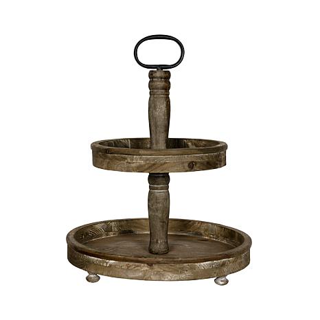 Stratton Home Decor Two Tier Decorative Stand - 20843844 | HSN