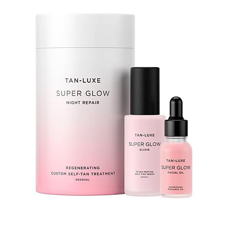 Tan Luxe Super Glow Night Repair Elixir & Facial Oil Set - 20830979 | HSN