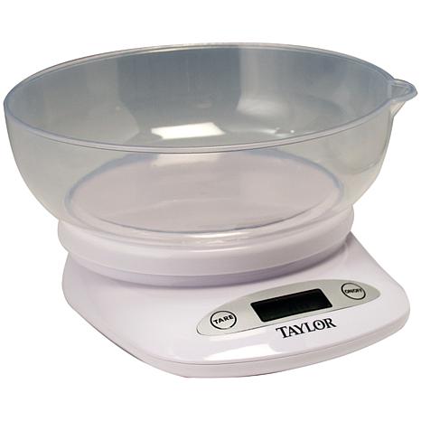 Taylor(R) Precision Products 380444 4.4lb-Capacity Digital Kitchen Scale  with B - 6396936