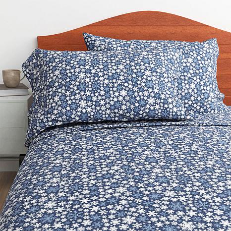 $54.95, Was $77, 28% Off! Warm & Cozy 6-Piece Plush Sheet Set dealfomo