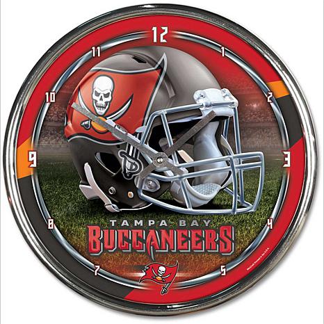 WinCraft Tampa Bay Buccaneers Chrome Wall Clock - 21584418 | HSN