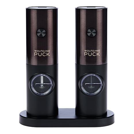 Best Buy: Wolfgang Puck Salt and Pepper Mill Set Stainless-Steel