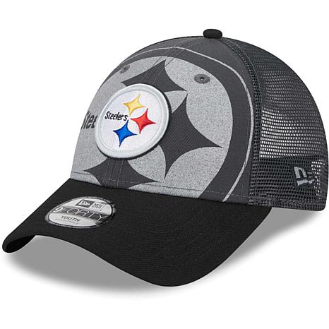 Youth Pittsburgh Steelers Solid Team Color White Adjustable Hat