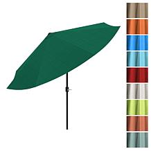 10' Auto-Tilt Patio Umbrella with Easy Crank - Hunter Green