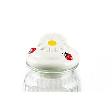 10 Strawberry Street 2-pc. Daisy & Watering Can Knob Canister