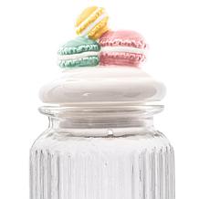 10 Strawberry Street 2-pc. Lemon & Macaron Knob Canisters