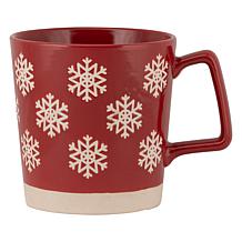 10 Strawberry Street Assorted Red and Green Holiday Mugs 4-Pack