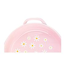 10 Strawberry Street Daisy Pink Polka Dot Round Baker